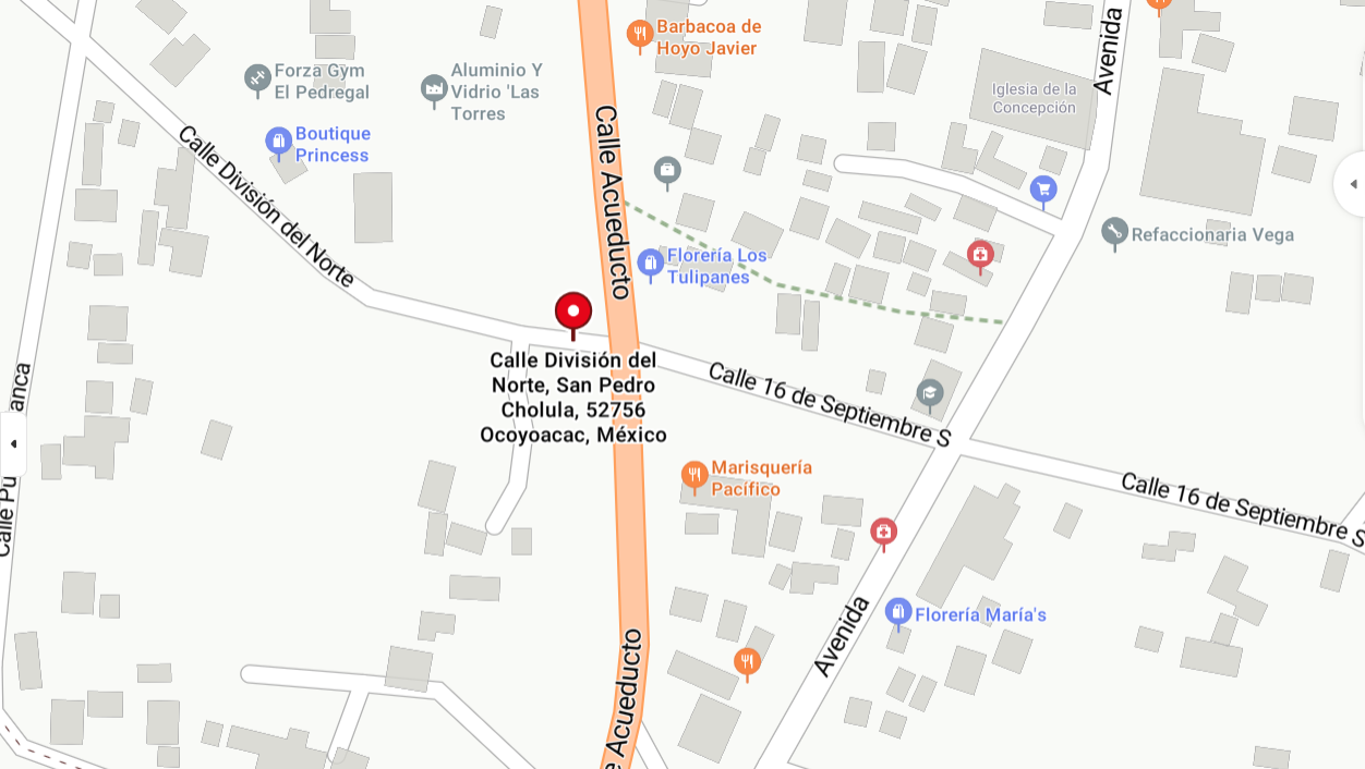 Mapa de ubicación de Salud Activa en Ocoyoacac
